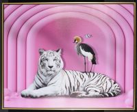 Vibrant Pink Tiger