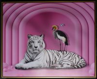 Vibrant Pink Tiger