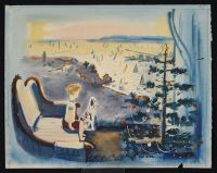 Tear at lower left stabilized