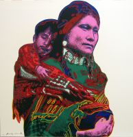 MOTHER AND CHILD, ANDY WARHOL