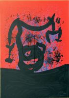 JOAN MIRO Equilibrio Sobre el Horizonte