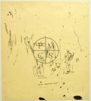 YOUTH BECKONING A RIGHT LEG BY JEAN-MICHEL BASQUIAT