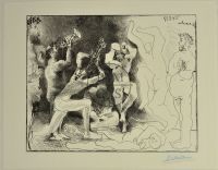 After wash, lightening treatment, flattening.