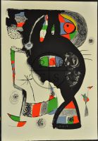 UNTITLED JOAN MIRO LITHOGRAPH