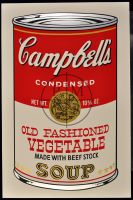 ANDY WARHOL OLD FASHIONED VEGETABLE SOUP