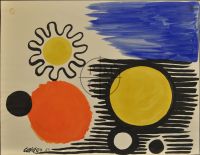 FRINGED SUN, BY ALEXANDER CALDER