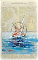 Johnson Creek, Kerry Hallam original art