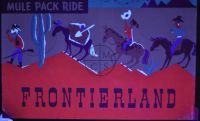 Frontierland Triple, Disneyland Attraction poster
