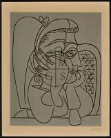 B.922 Woman Leaning On Her Elbows