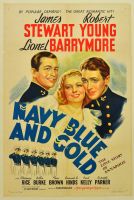 Navy Blue And Gold (Poster)