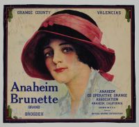 Anaheim Brunette - Mounted (Poster)