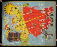 Map of the United States as Californians See It