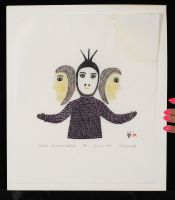 Eskimo Woodblock Print