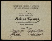 Docent Arline Young