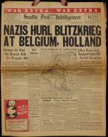 Nazis Hurl Blitzkrieg at belgium