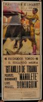 Bullfighting poster