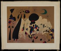 Woman, Moon, and Stars