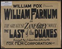 The Last of the Duanes