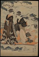 Utamaro Woodblock Print