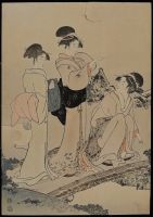 Utamaro Woodblock Print