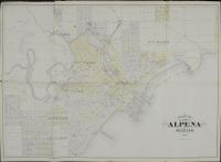 Map of the City of Alpena, Michigan