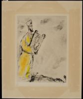 King David with Harp by Marc Chagall