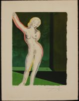 Brave Cecile By Salvador Dali, 1969