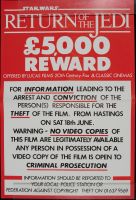 Star Wars Return of the Jedi Reward