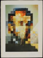 Lincoln in Dalivision by Salvador Dali