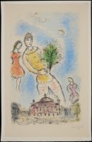 Dans le Ciel de l'Opera by Marc Chagall