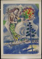 Sirène au Pine by Marc Chagall