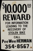 Pee Wee Herman Lost Bike