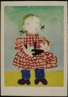 Maya en Tablier by Pablo Picasso