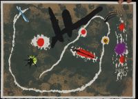 Le Lézard aux Plumes d'Or VIII / The Lizard with Golden Feathers VIII (M. 806) by Joan Miro 1971