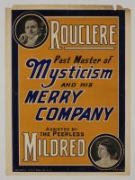 Rouclere Past Master of Mysticism and his Merry Company