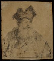 Rembrandt Old man with Cap