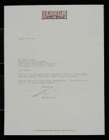 Lucas Films Letter 