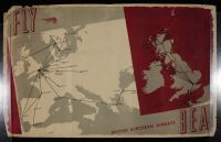 British European Airways Map