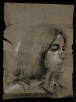 Charcoal Portrait of Mother
