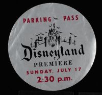 Disneyland Parking Pass
