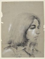 Charcoal Portrait of Mother