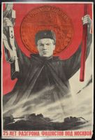 Russian Soldier Holding Weapons