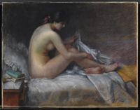 Nude On A Bed