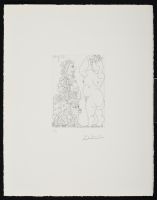 Man in a Beret and a Bulldog