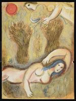 Boaz Wakes Up and Sees Ruth at His Feet