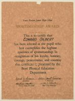 Junior High School Certificate