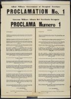 Proclamation No. 1