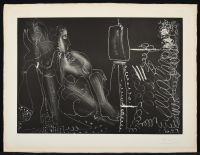 Painter's Easel with Two Female Nudes