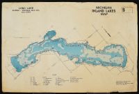 Michigan Inland Lakes Map