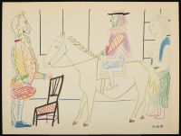 Man on Horse from Comedie Humaine Suite